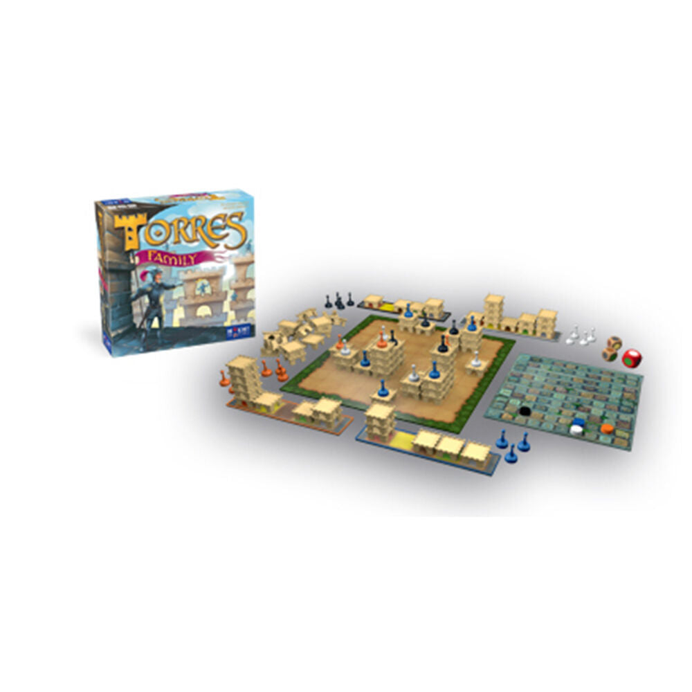 Huch! Torres Family Tile Placement Strategy Board Game Kids Children 8y+