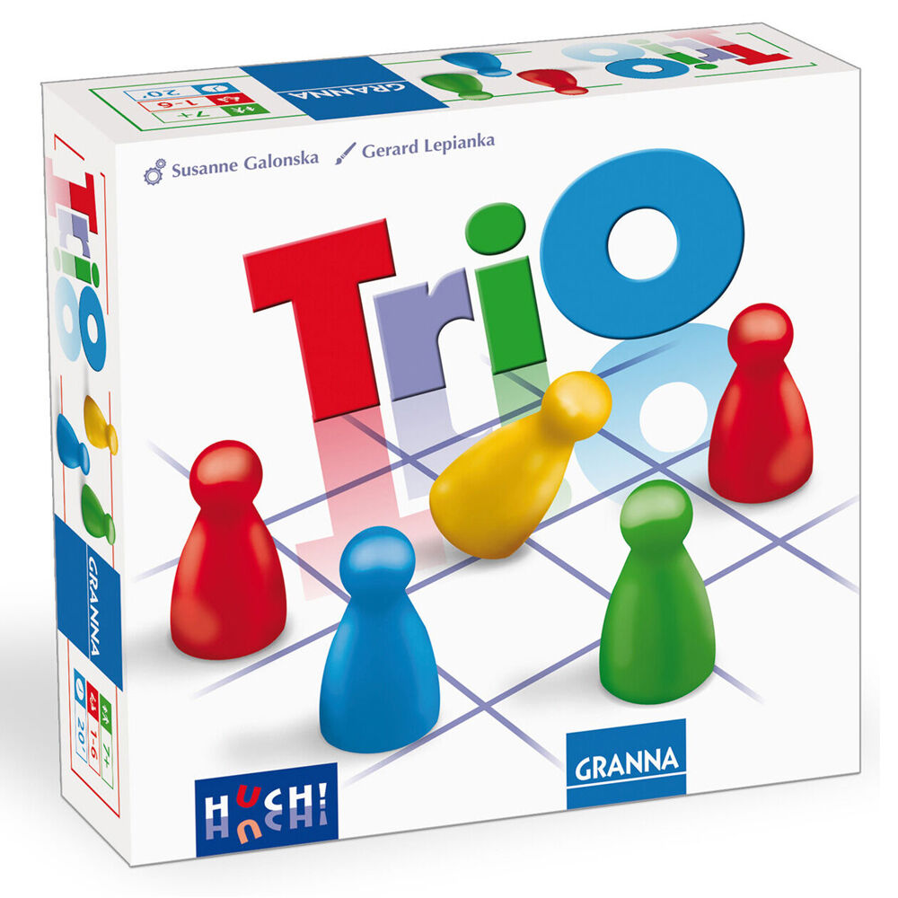 Huch! Triovision Logic Travel Educational Board Game Kids Children 7y+