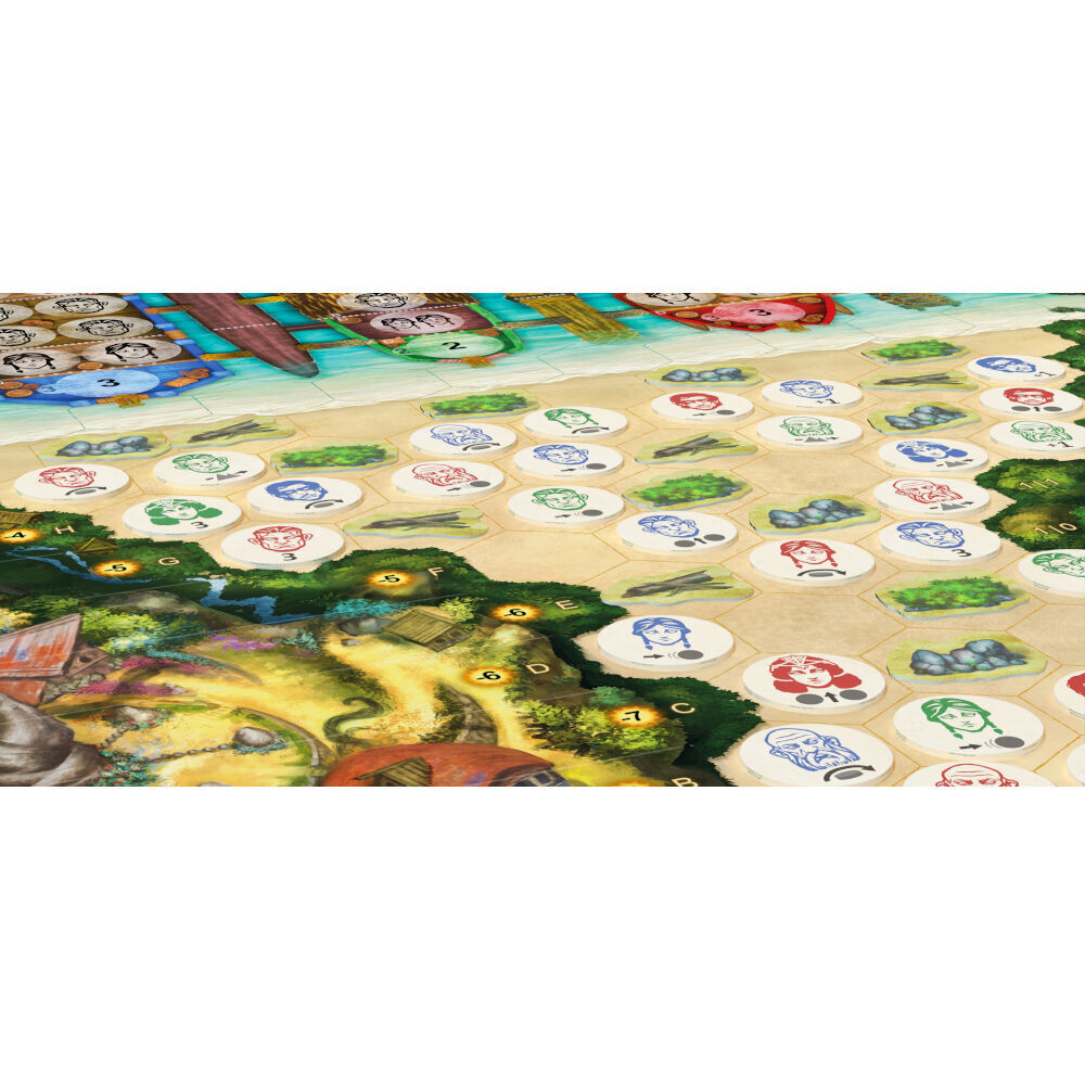 Huch! The FOG Island Survival Strategy Board Game Kids Children 10y+