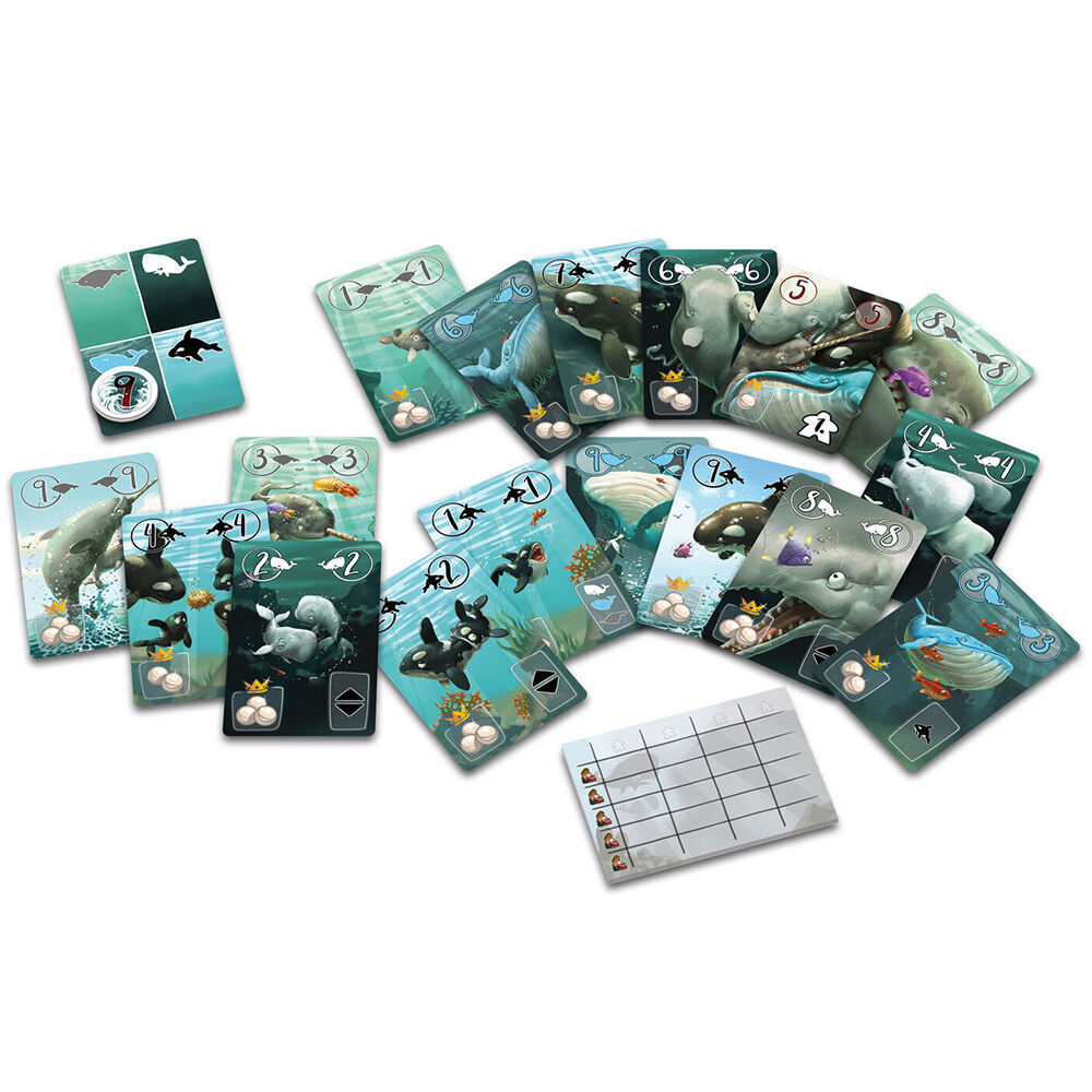 Huch! Moby Trick Trick-Taking Strategy Party Card Game Kids Children 10y+