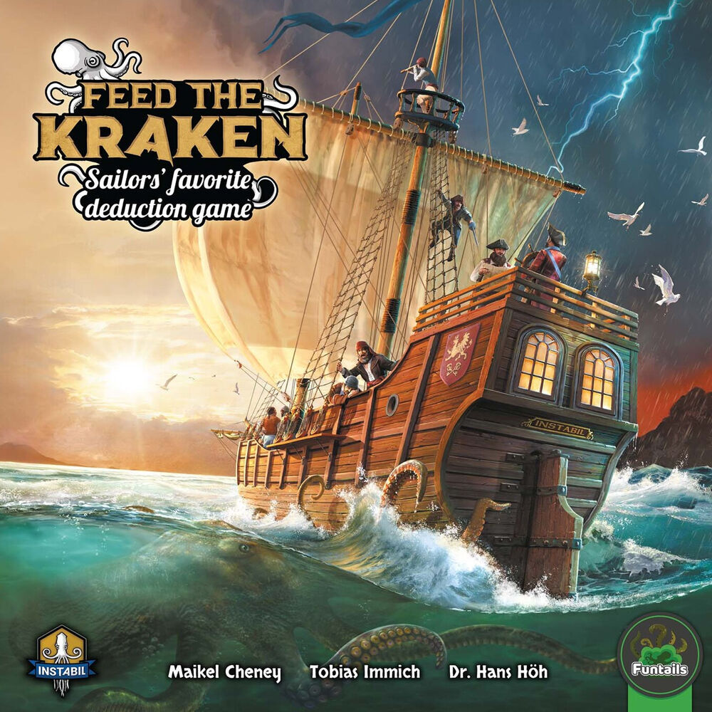 Huch! Feed the Kraken - Retail Edition Party Strategy Board Game Kids 12y+