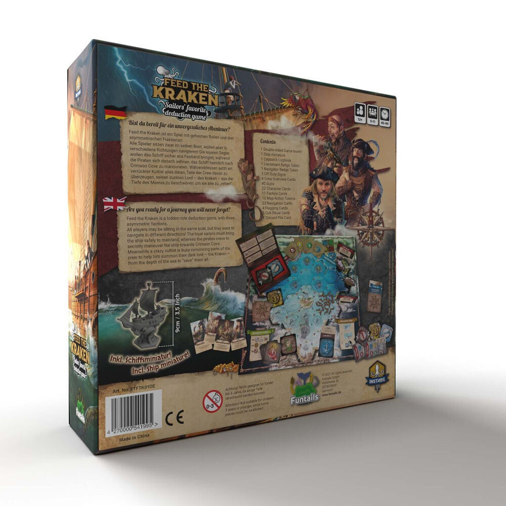 Huch! Feed the Kraken - Retail Edition Party Strategy Board Game Kids 12y+