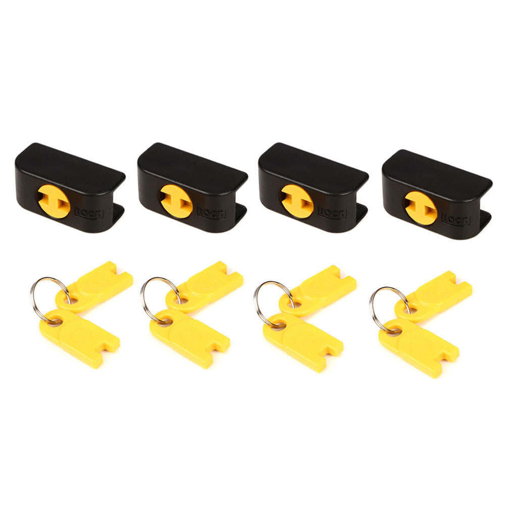 4PK Hercules Auto Grip System Lock w/ 2 Keys