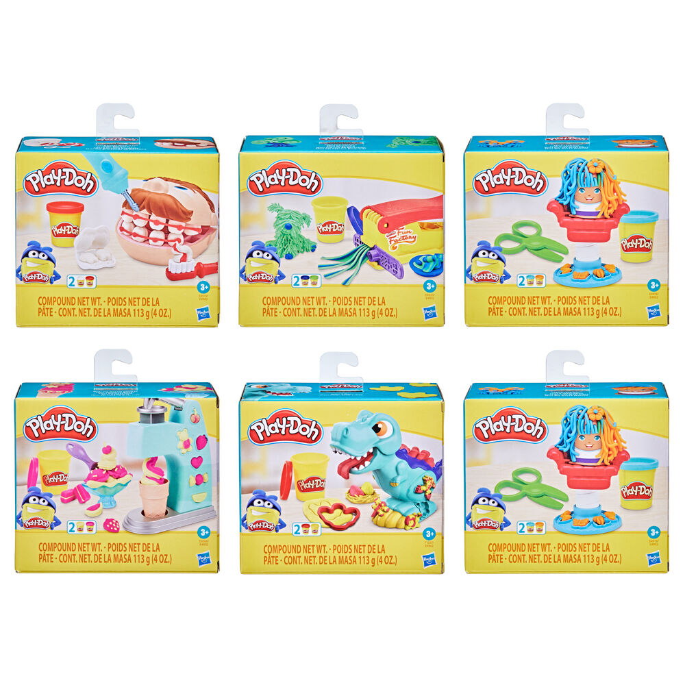 2PK Hasbro Play-Doh Mini Classics Children's Modelling Set 3Y+ Assorted