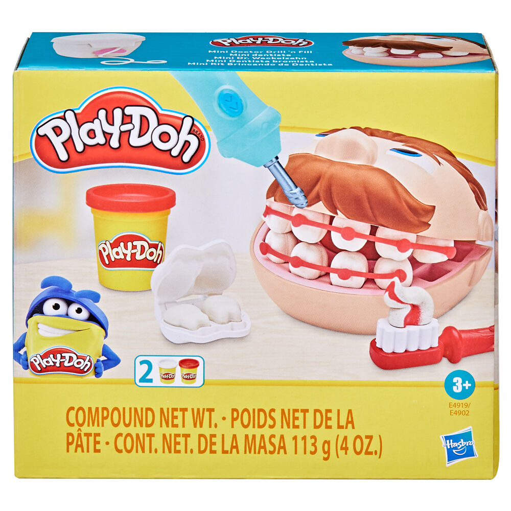 4PK Hasbro Play-Doh Mini Classics Children's Modelling Set 3Y+ Assorted