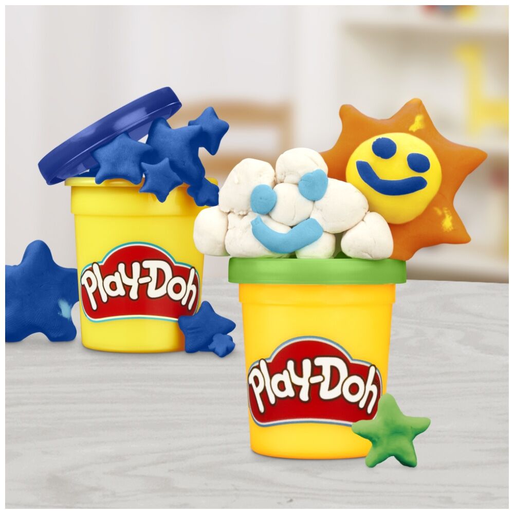 2PK Play-Doh Bright Delights Multicolour Kids Arts & Crafts Set 3y+ 12 Colours