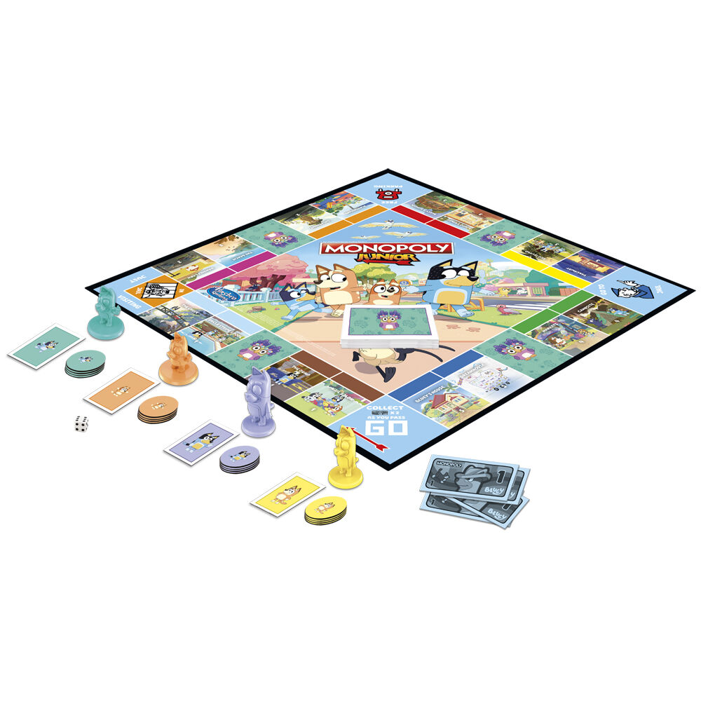 Hasbro Bluey and Friends Monopoly Junior Family Board Game 5Y+