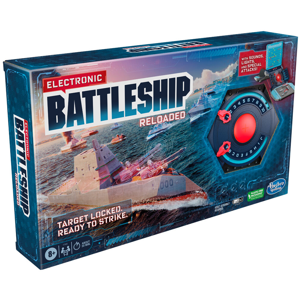 Hasbro Battleship Electronic Strategic 2 Player Board Game 8+