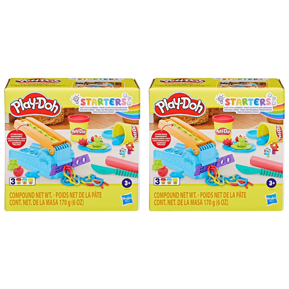 2PK Hasbro Children's Modelling Play-Doh Fun Factory Starter Set 3Y+