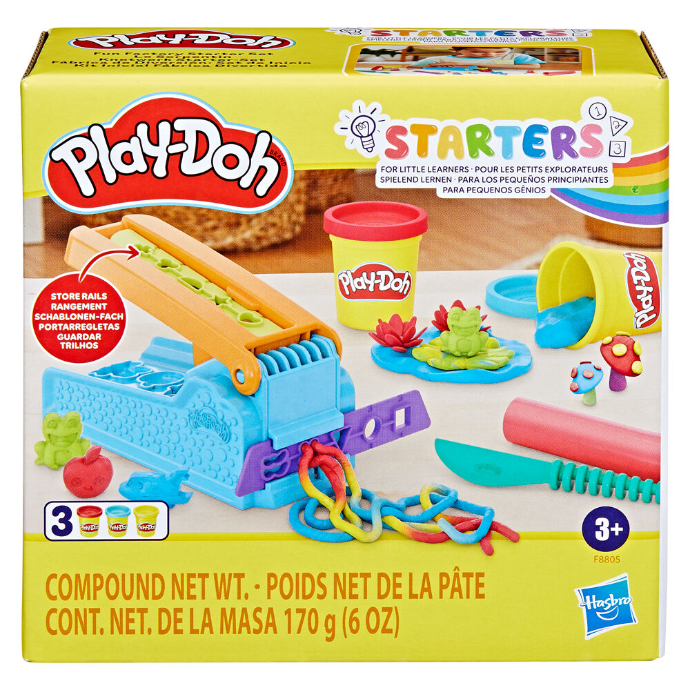 4PK Hasbro Children's Modelling Play-Doh Fun Factory Starter Set 3Y+