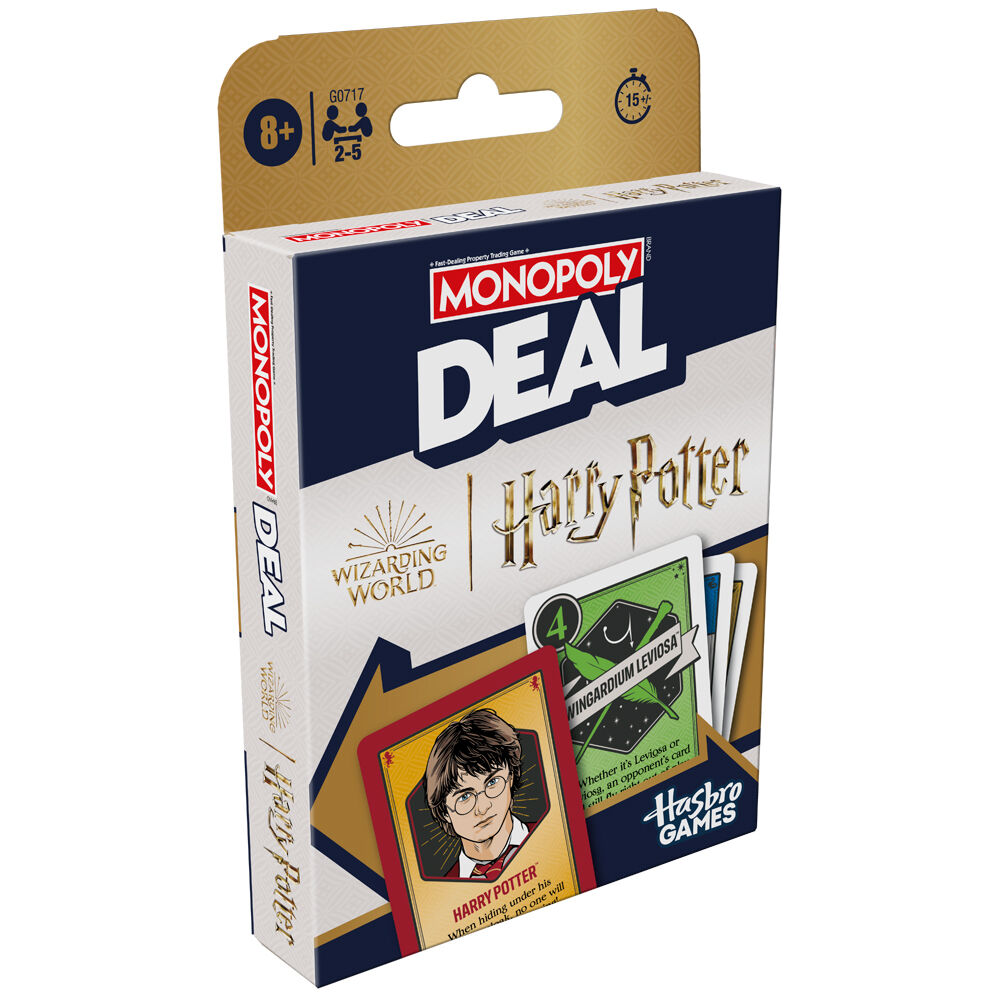 Hasbro Monopoly Deal Harry Potter Edition Family Card Game 6+