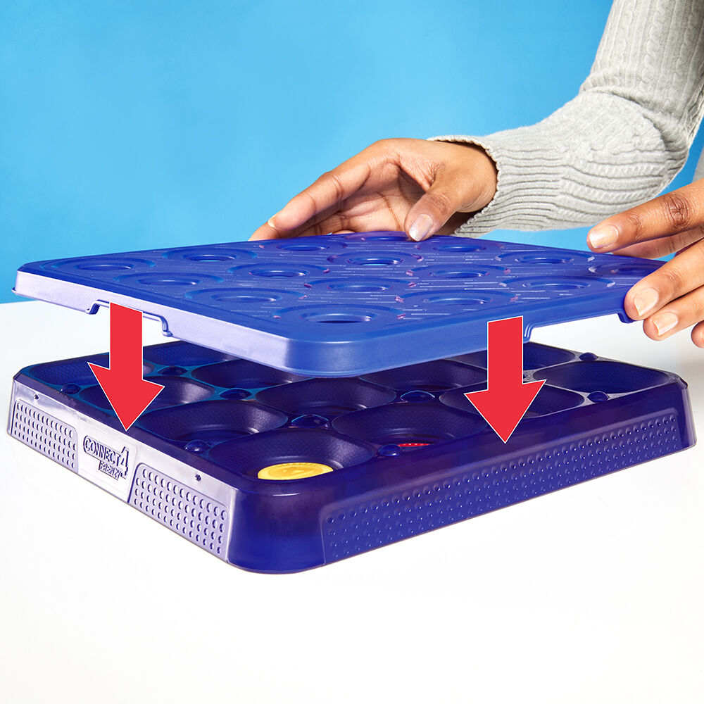 Hasbro Connect 4 Frenzy Fast Action Family Board Game Kids Playtime Fun Set 8y+