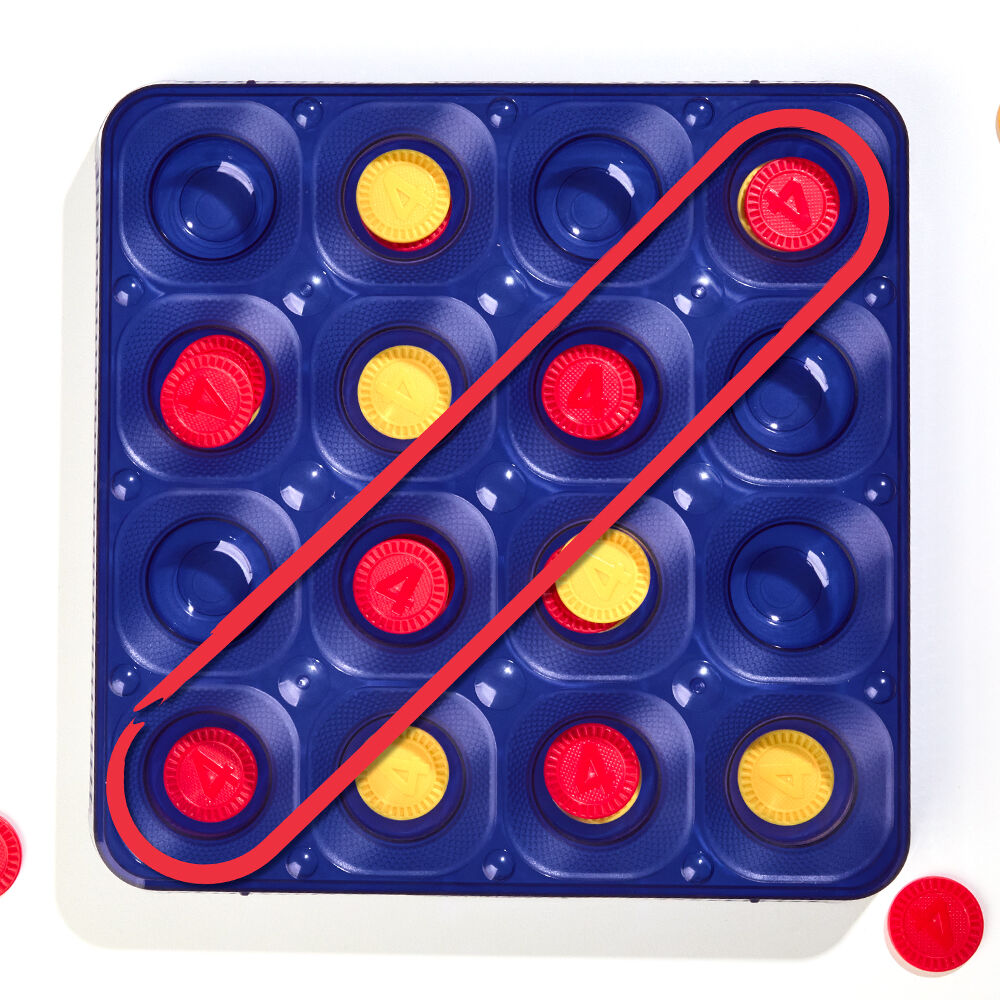 Hasbro Connect 4 Frenzy Fast Action Family Board Game Kids Playtime Fun Set 8y+