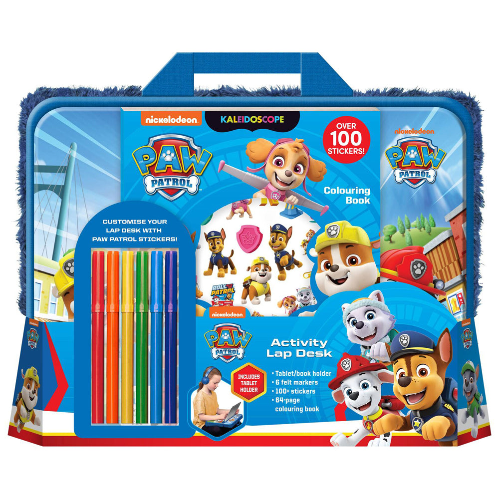 2PK Kaleidoscope Paw Patrol Kids 26x33cm Activity Lap Desk 3y+
