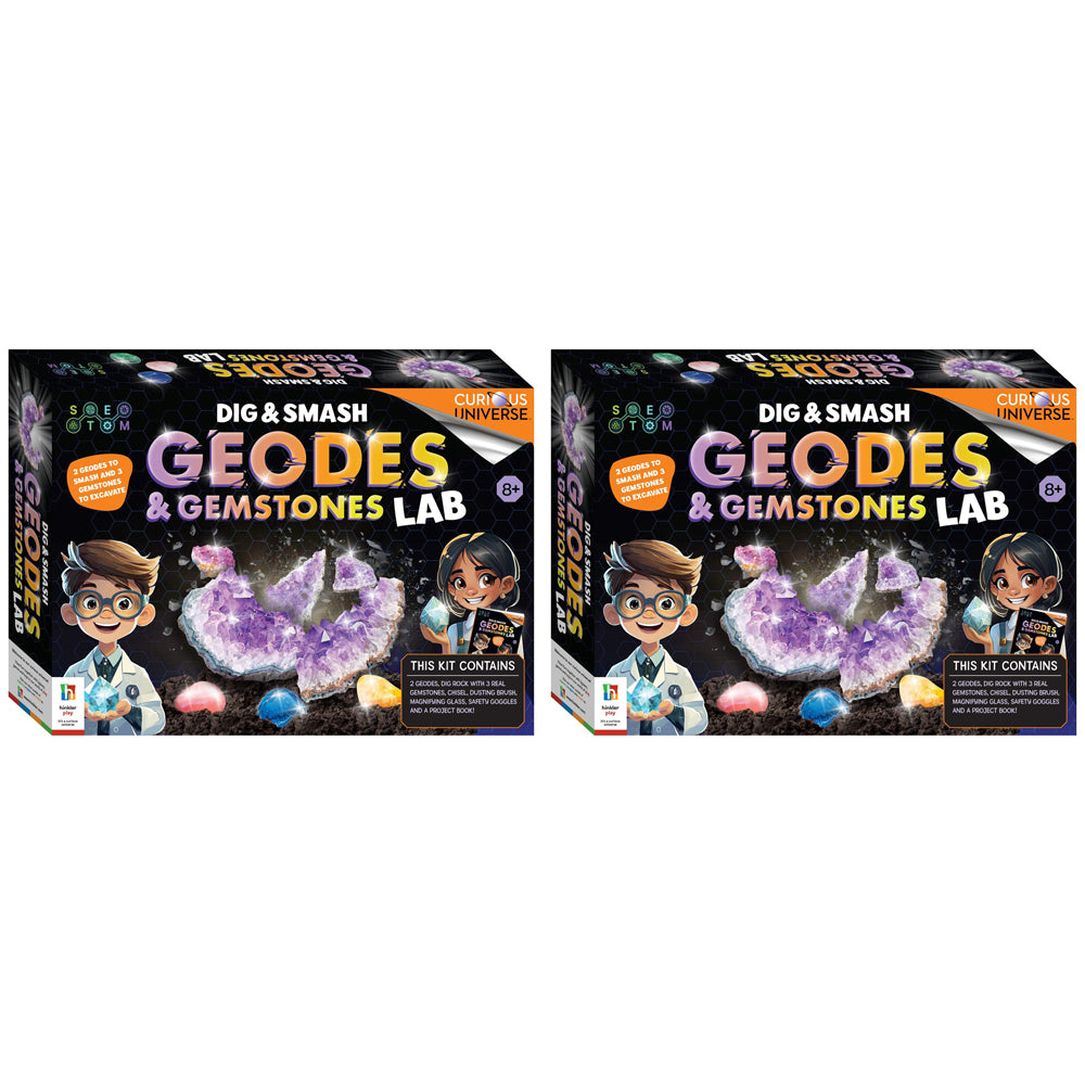 2PK Curious Universe Dig & Smash Geodes & Gemstone Lab 8y+