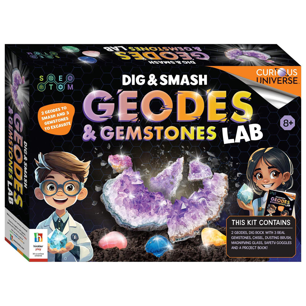 2PK Curious Universe Dig & Smash Geodes & Gemstone Lab 8y+