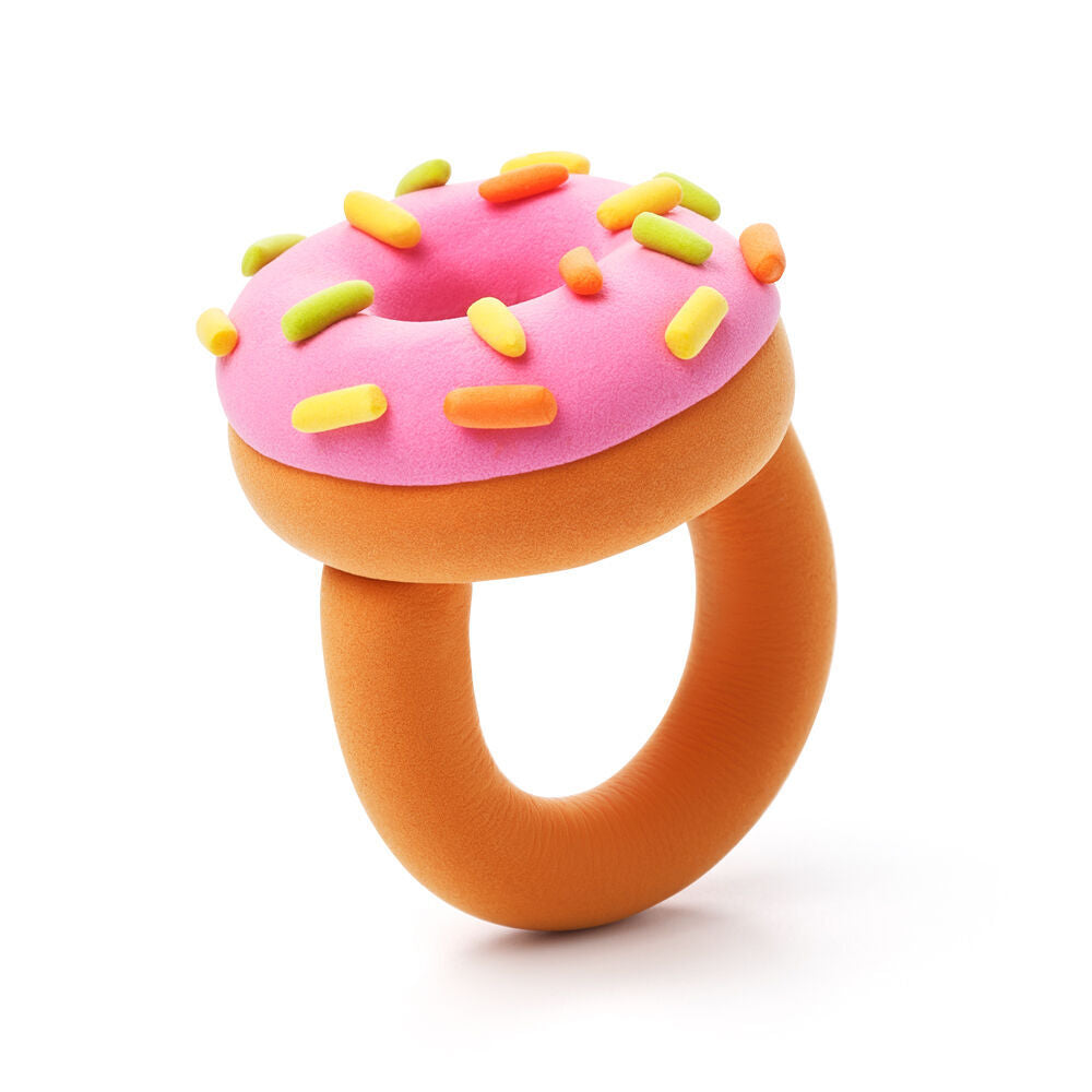 6PK Hey Clay Bijou Sweet Rings Modelling Set w/6 Colours & 2 Tools 3y+