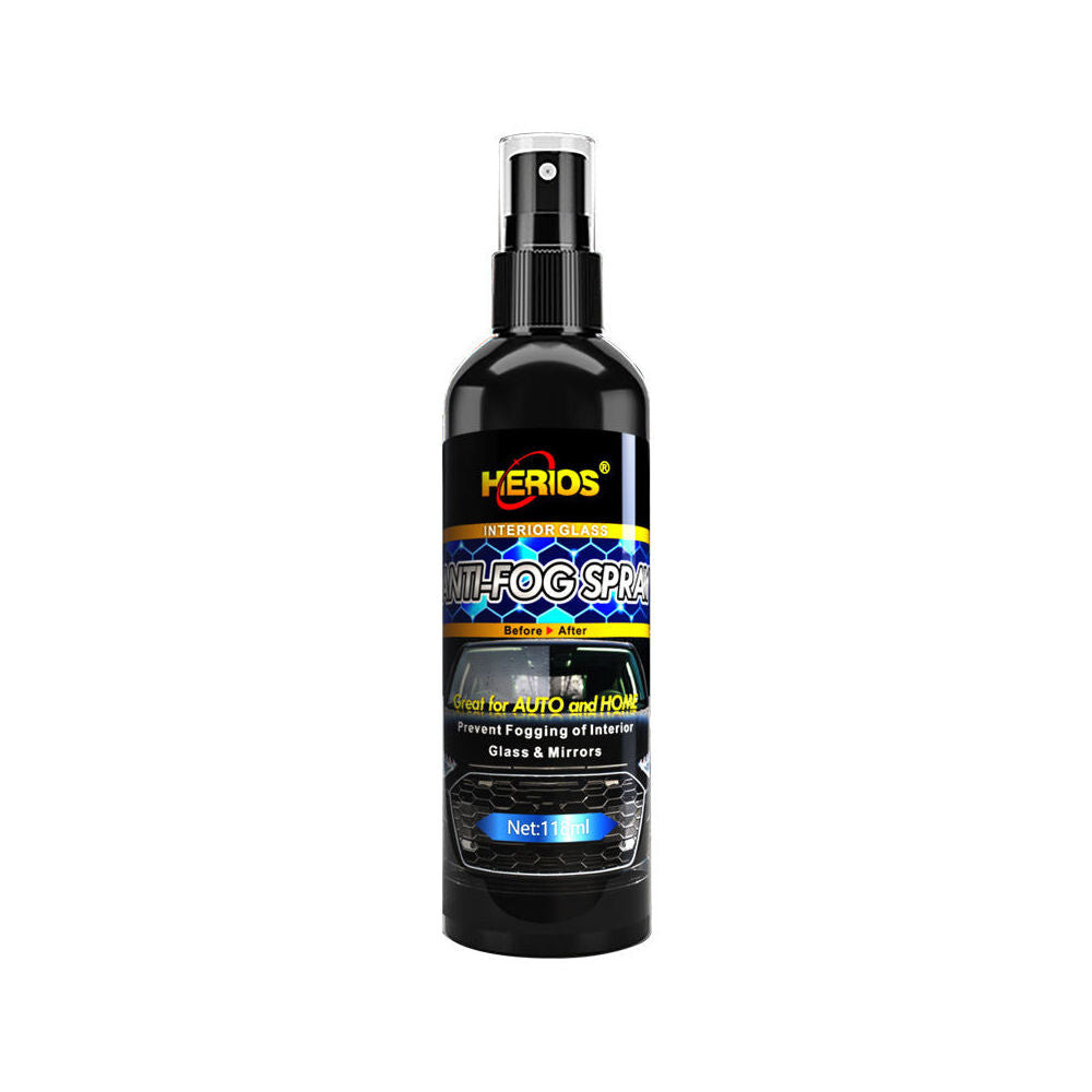 4PK Herios HC030 Anti-Fog Spray For Interior Glass & Mirrors 118ml Black
