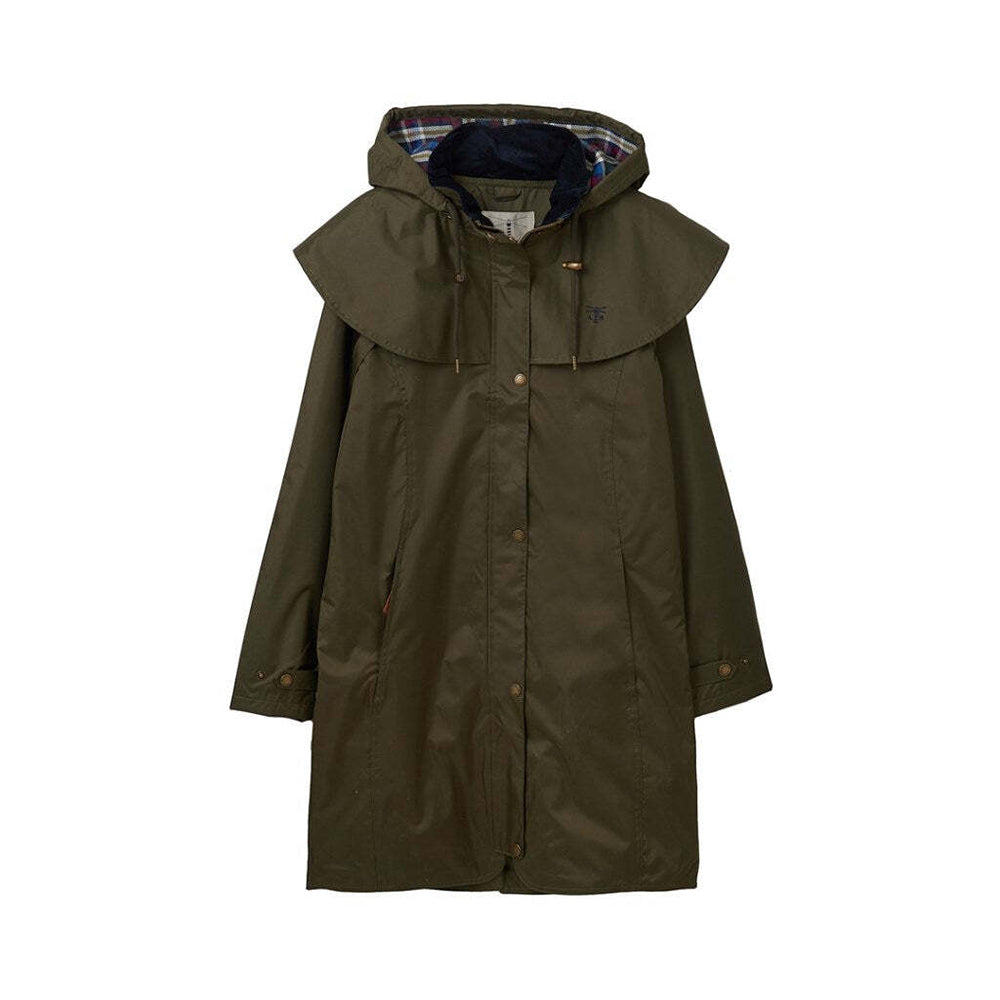 Lighthouse Clothing Ladies Outrider Coat 3/4 length fern