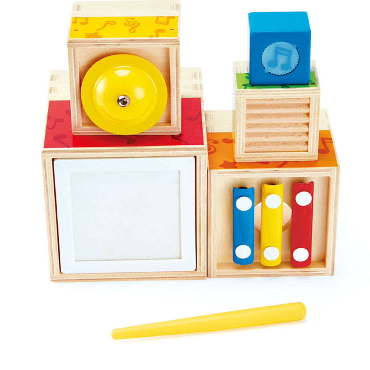 6pc Hape Stacking Music Set