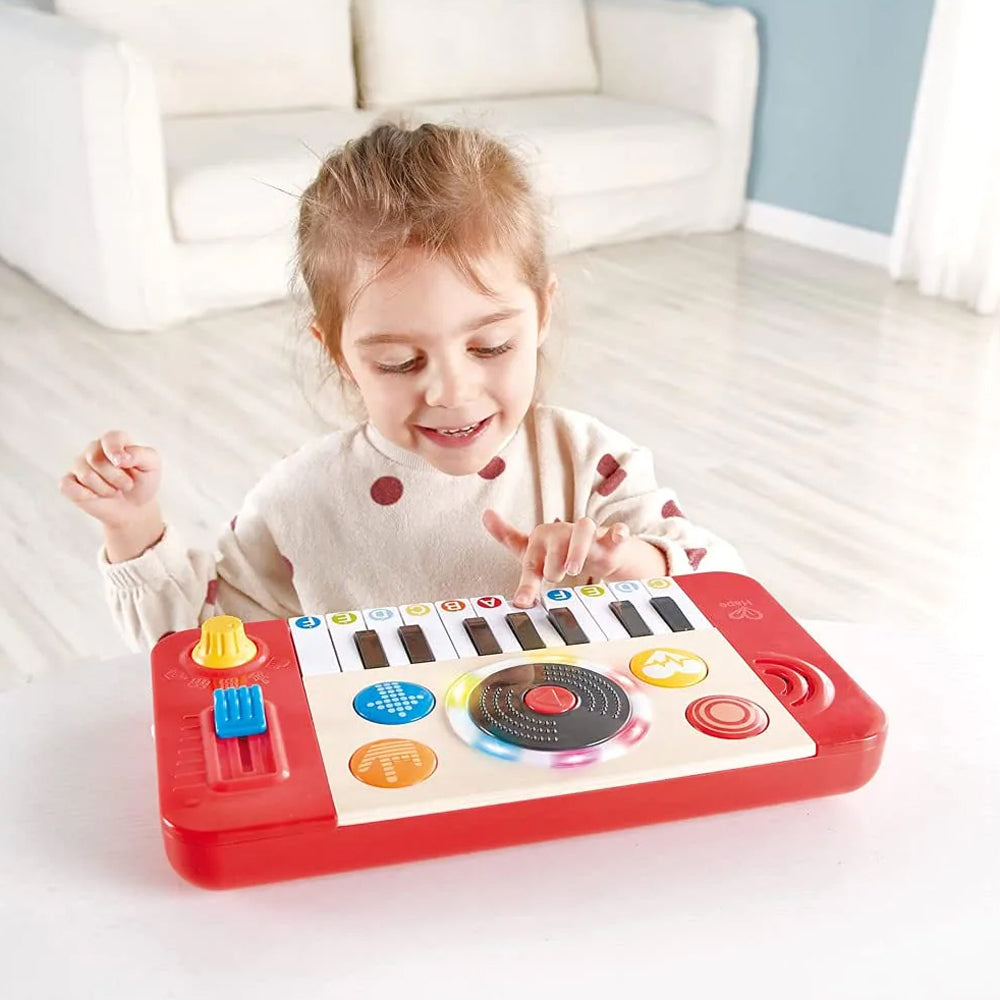 Hape DJ Mix & Spin Studio w/ Sound Kids Musical Toy 12m+