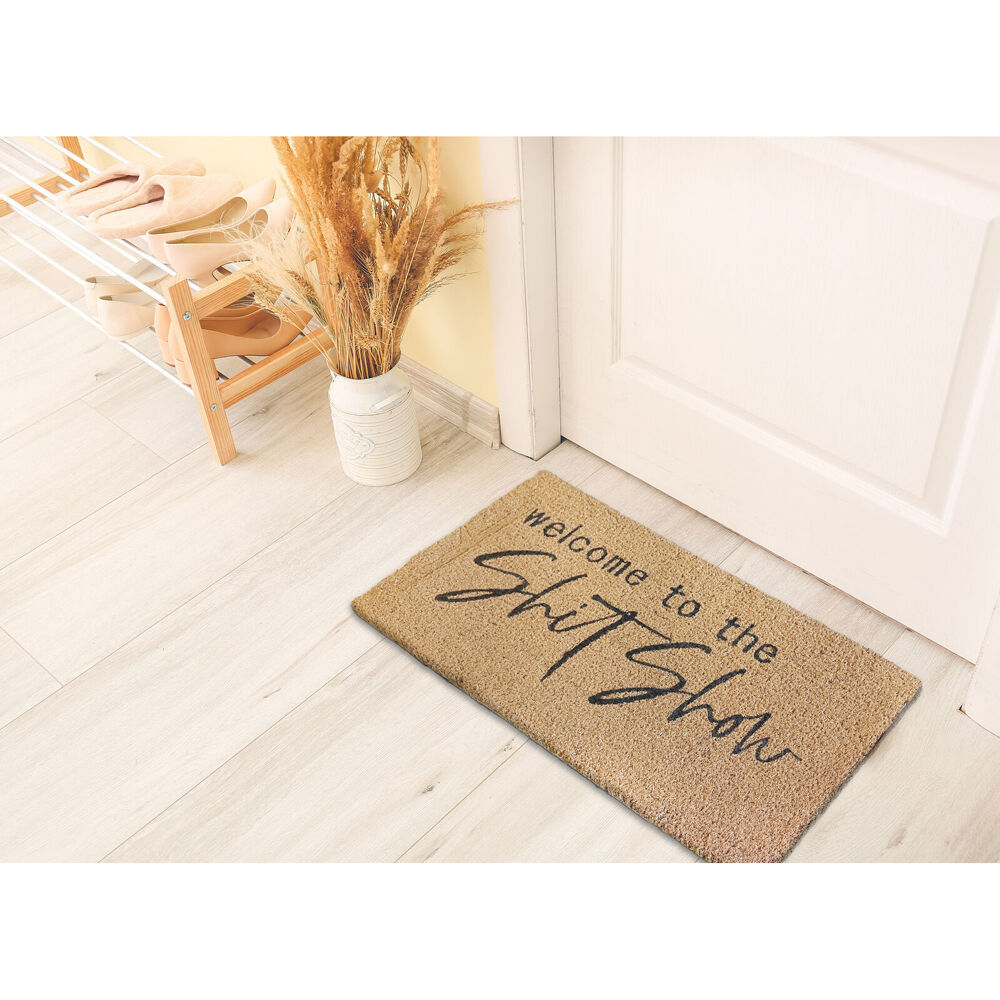 Maine And Crawford Welcome To The Shit Show Coir Doormat 70x40cm
