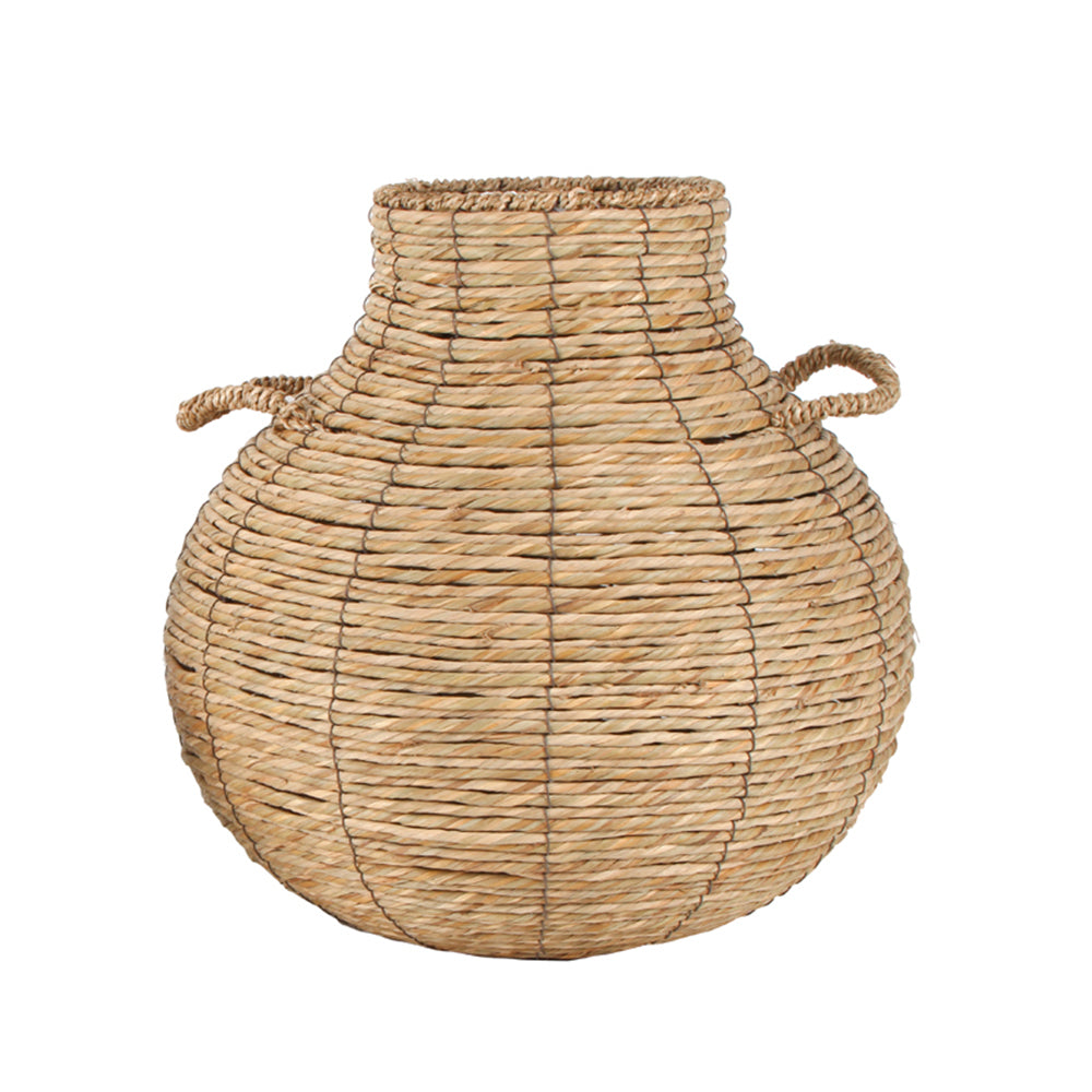 Maine & Crawford Nassim 42x20cm Seagrass Belly Basket - Natural