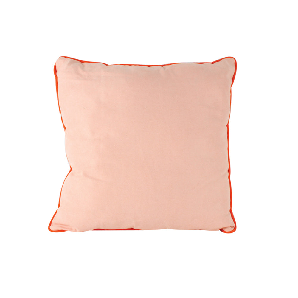 Maine & Crawford 50cm Beulah Faux Suede Filled Cushion w/ Piping