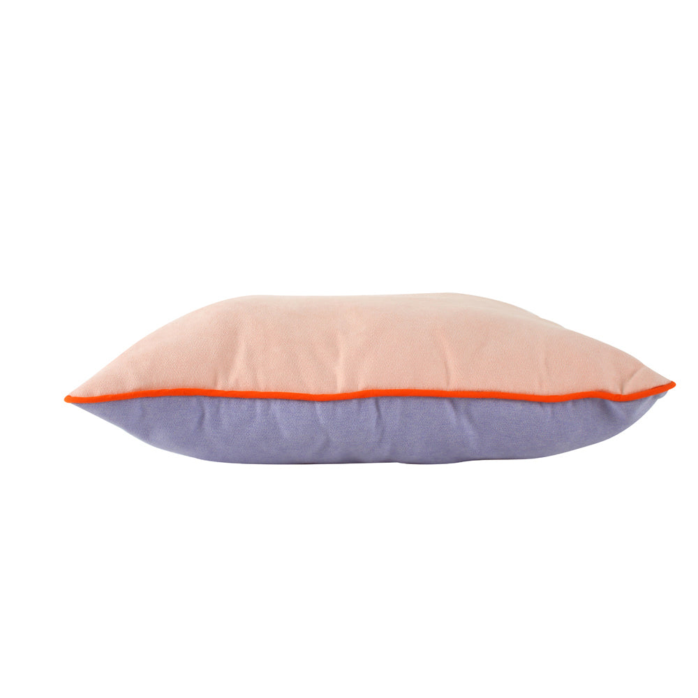 Maine & Crawford 50cm Beulah Faux Suede Filled Cushion w/ Piping