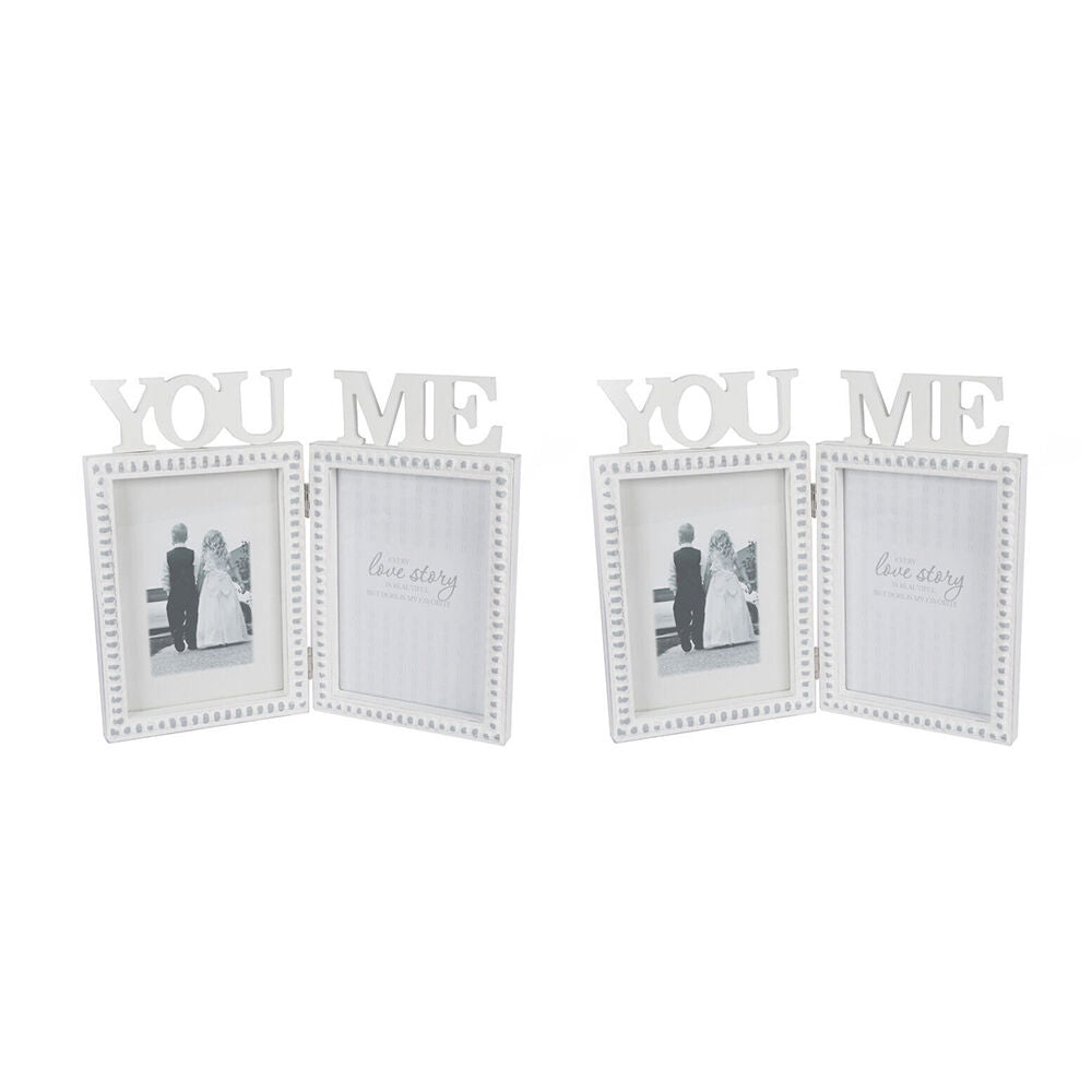 2PK Maine And Crawford You Me Folding 2-in-1 Photo Frame 30x25x2cm