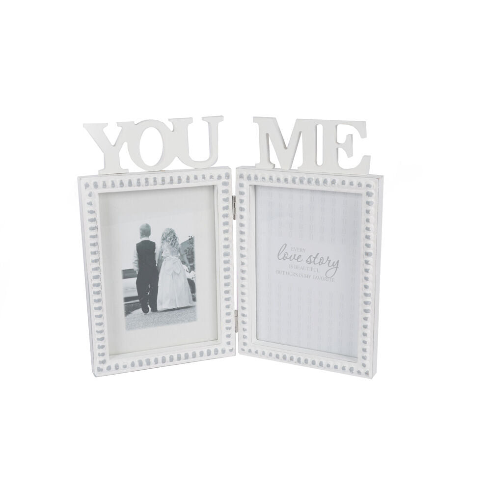 2PK Maine And Crawford You Me Folding 2-in-1 Photo Frame 30x25x2cm