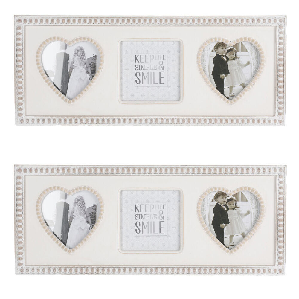 2PK Maine And Crawford Triple Photo Horizontal Collage Frame 41x17x2cm