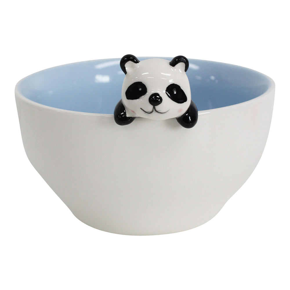 2PK LVD Porcelain 16cm Panda Serving Side Bowl Round - White