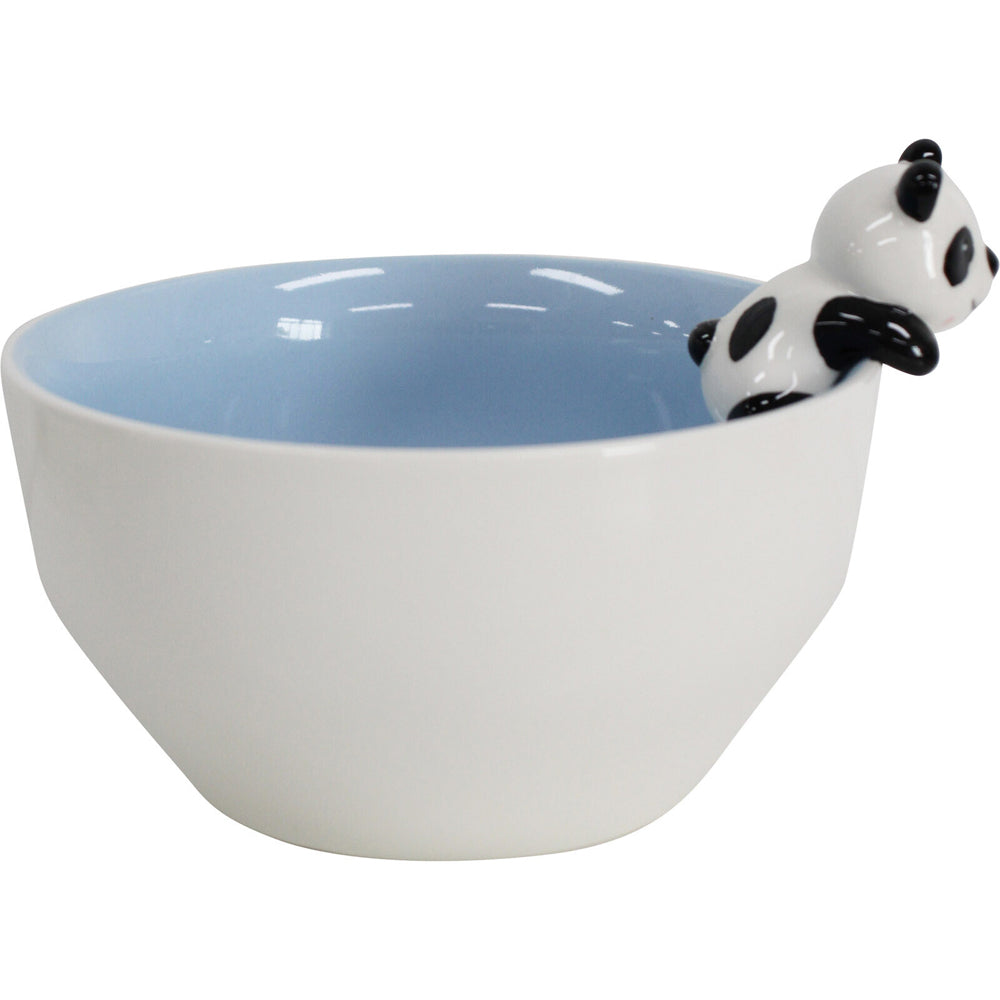 2PK LVD Porcelain 16cm Panda Serving Side Bowl Round - White