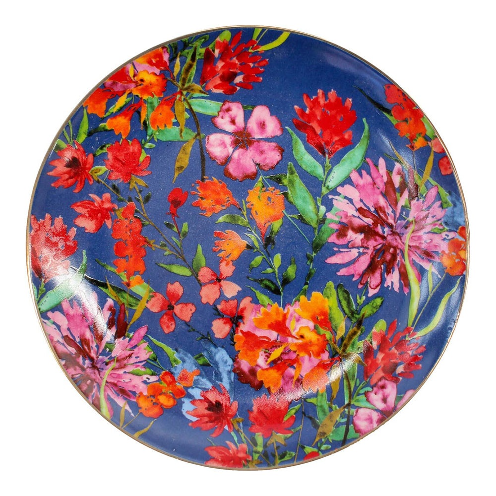 4PK LVD Monet Garden 20x12cm Porcelain Plate Round Tableware