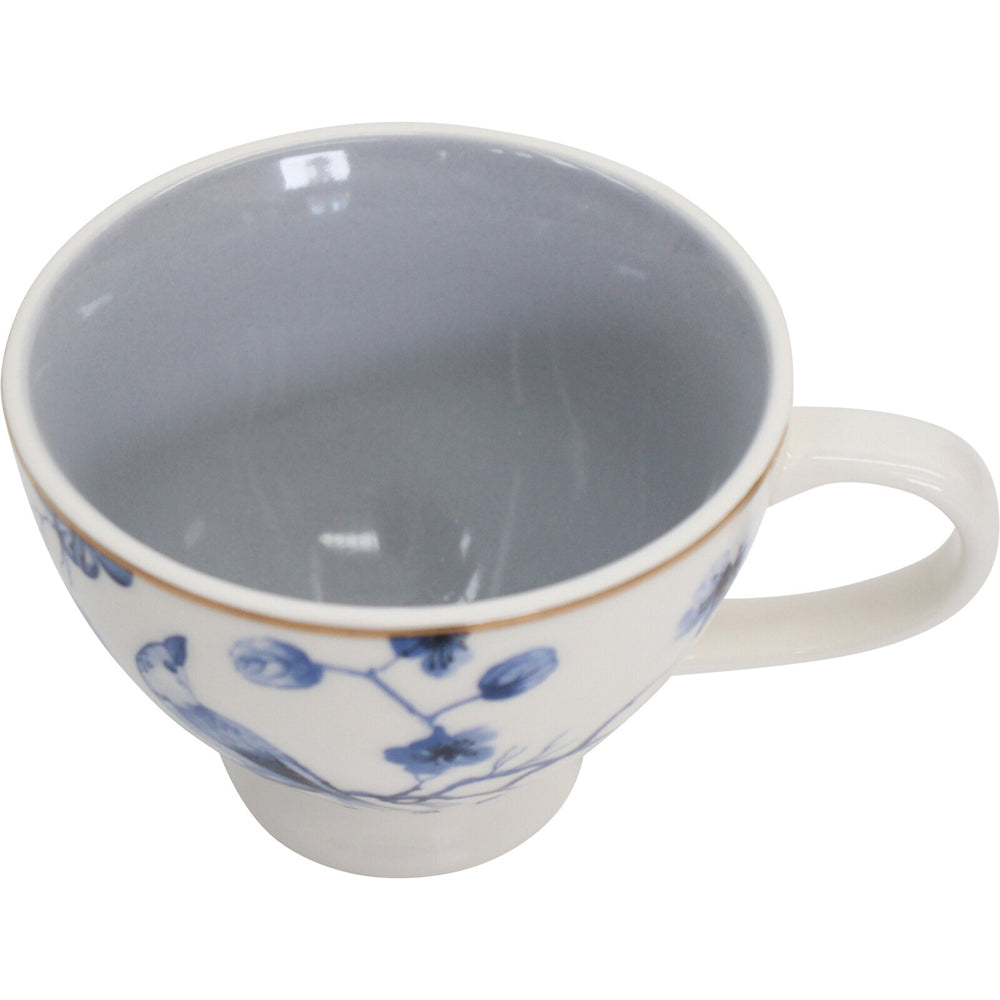 2PK LVD Orient Garden Porcelain 13.5cm Coffee/Tea Cup w/ Handle Round