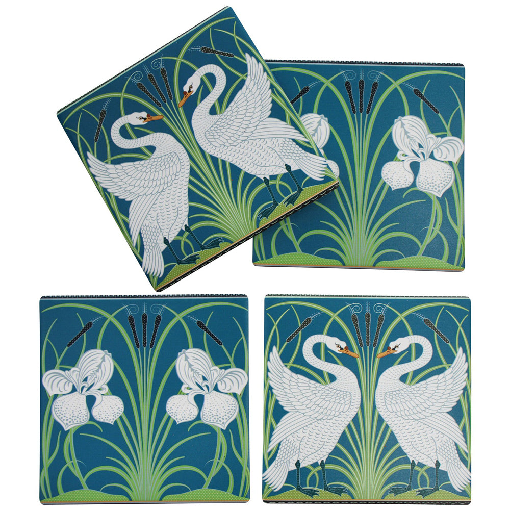 3x 4pc LVD Porcelain Coasters William Morris Home/Kitchen Decor 10cm Square