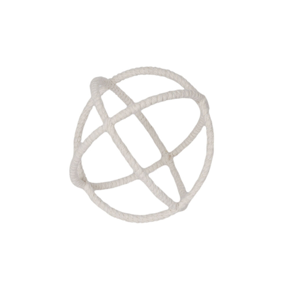 2PK Maine And Crawford Home Decor White Decorative Sphere 20x20x20cm