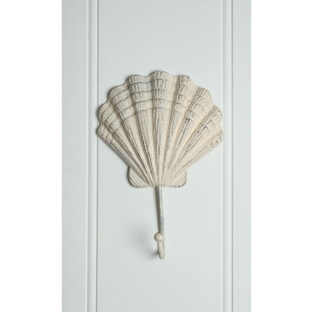 Maine & Crawford Harue Cast Iron Scallop Shell Hook 23x14x5cm