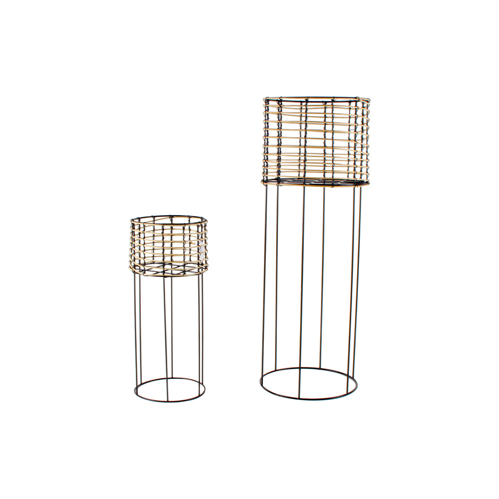 2pc Maine & Crawford Agata 70x25cm Planter Stand Large