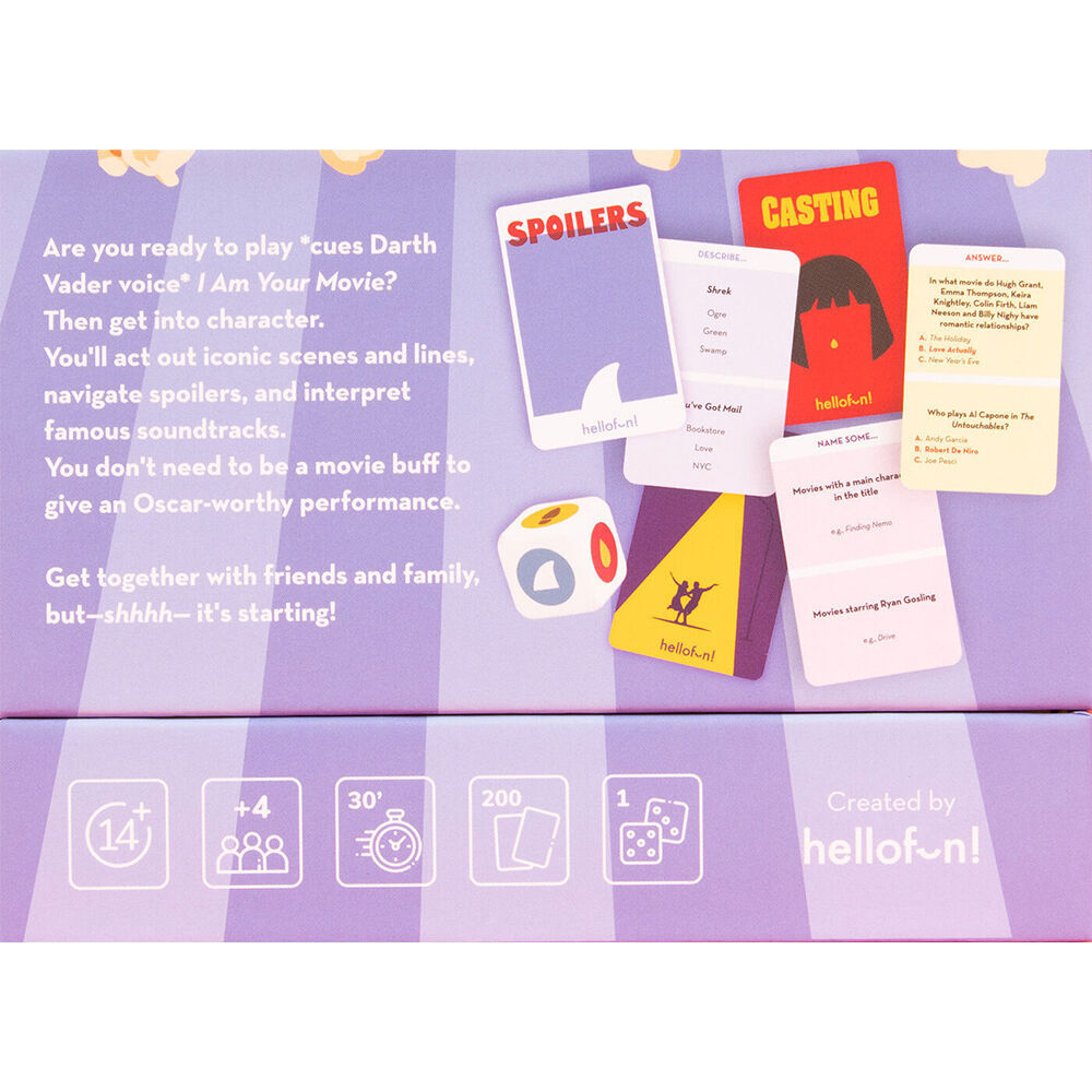 Huch! I am your Movie Cinema Trivia Travel Social Acting Party Game 14y+