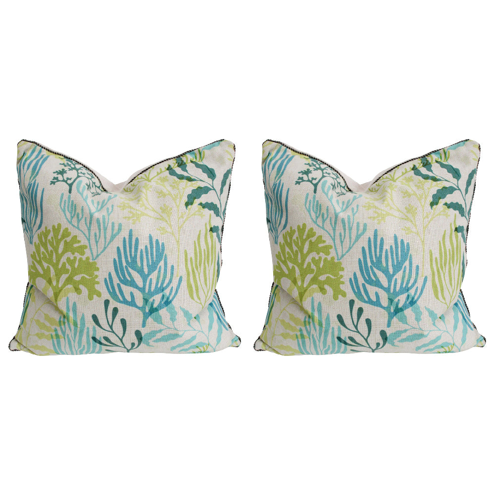 2PK LVD Cushion Pillow Reef Home/Lounge Decor 50cm Square