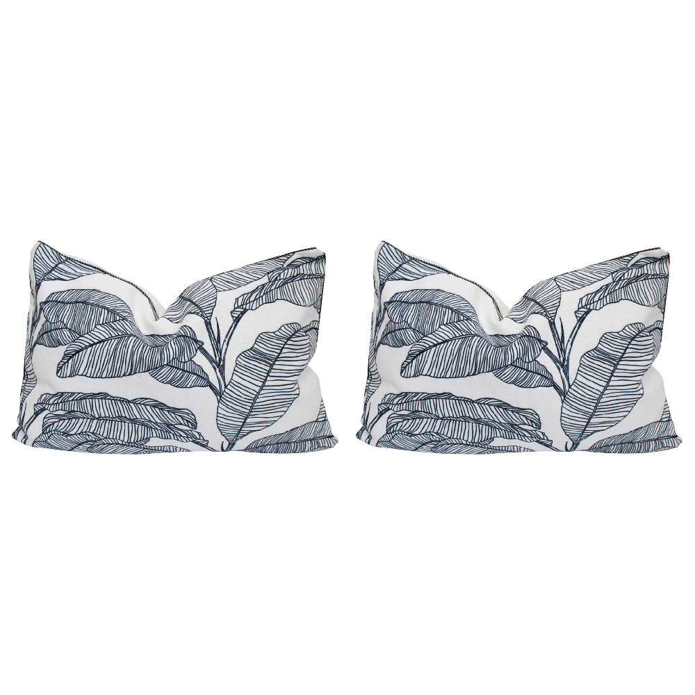 2PK LVD Cushion Banana Leaf Home/Lounge Decor 40x60cm Rectangle