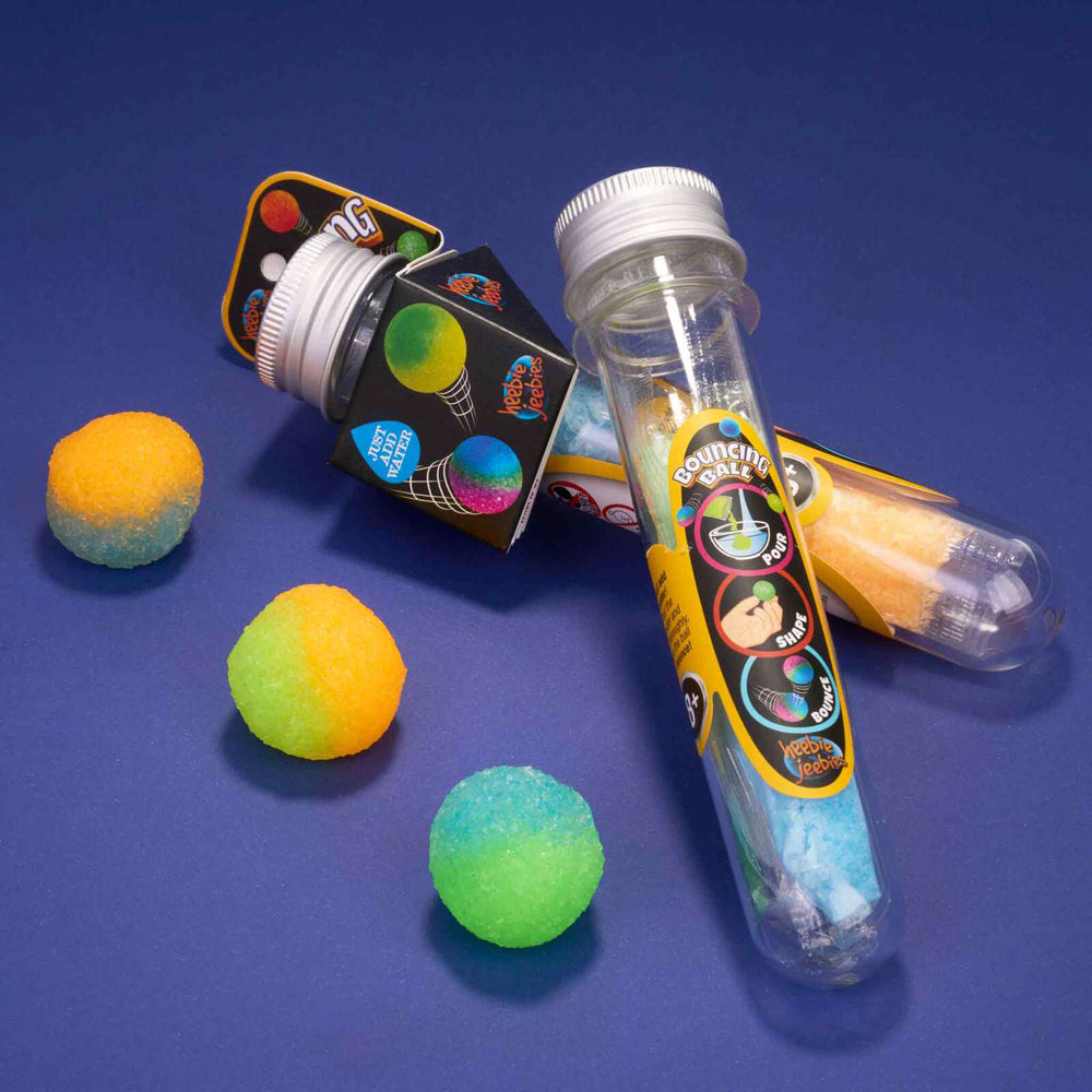 4PK Heebie Jeebies Test Tube Bouncing Ball Kids/Children STEM Toy Assorted 8+
