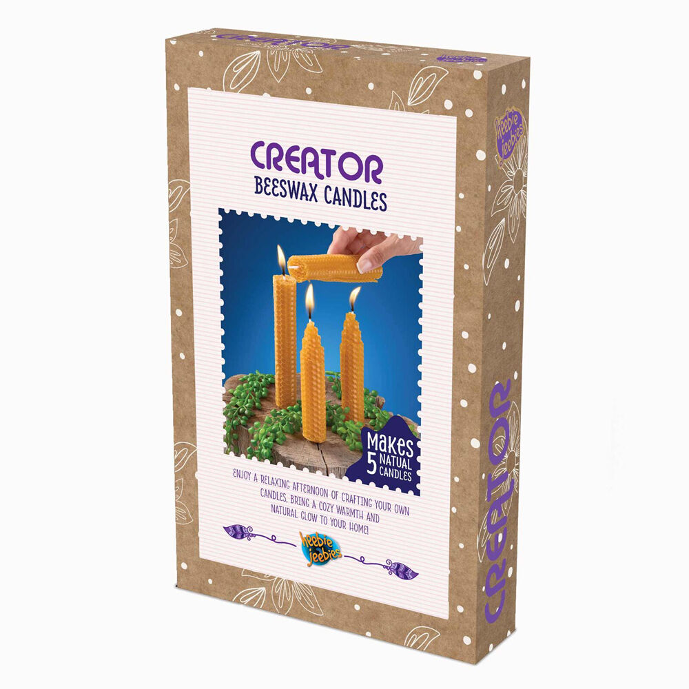 Heebie Jeebies Make Your Own Beeswax Candles DIY Candle Making Kit 8y+