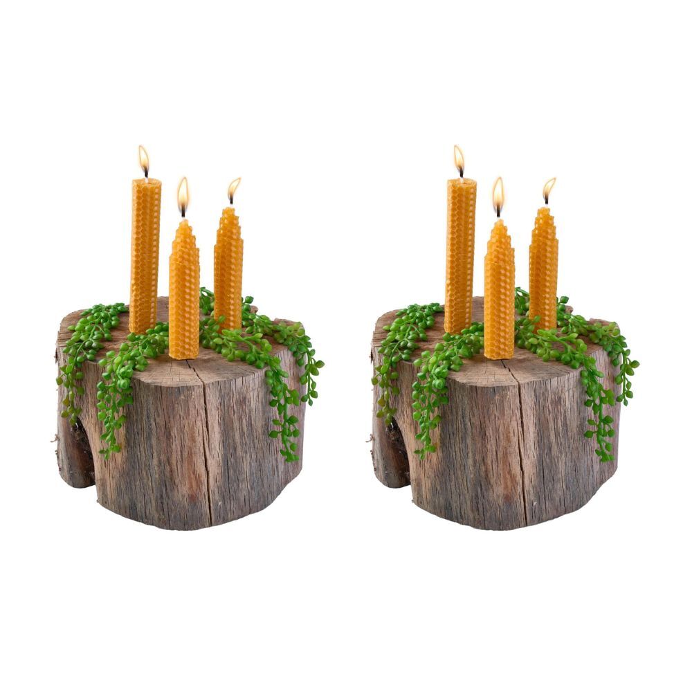 2PK Heebie Jeebies Make Your Own Beeswax Candles DIY Candle Making Kit 8y+