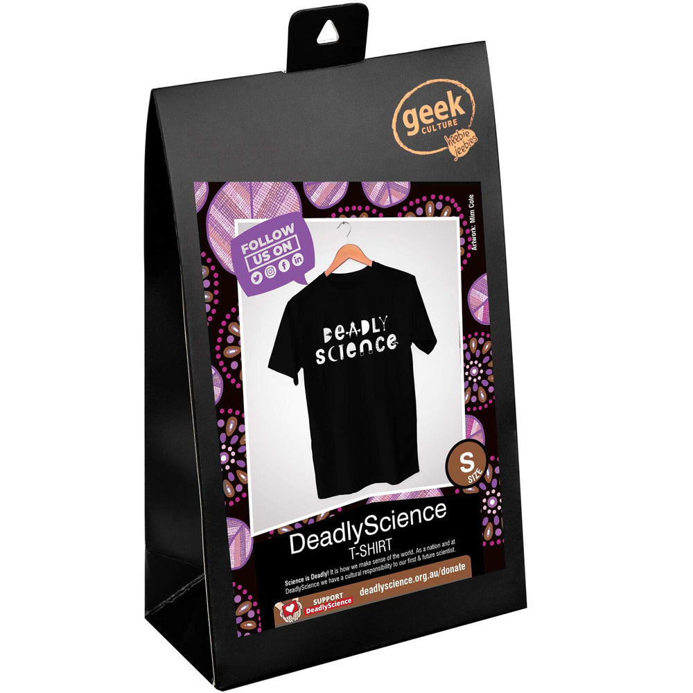 Geek Culture Unisex Deadly Science T-Shirt Cotton Black