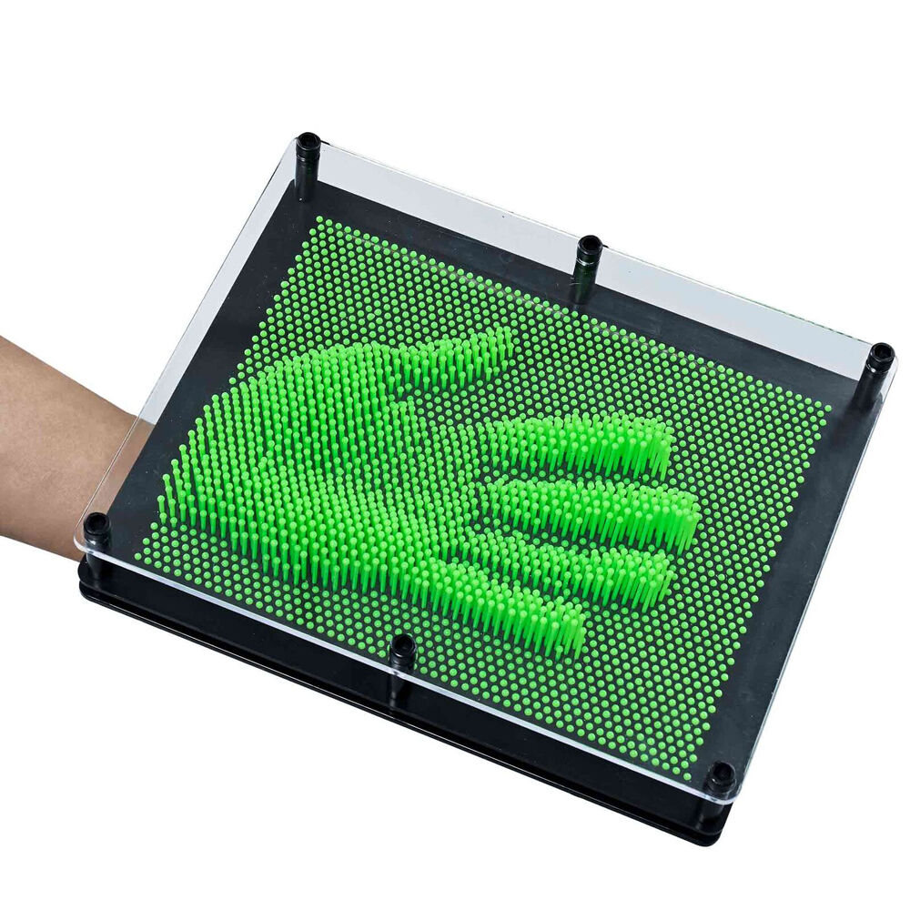 Heebie Jeebies 3D Pin Art Large 20x24cm Sculpture Sensory Toy Assorted 5y+