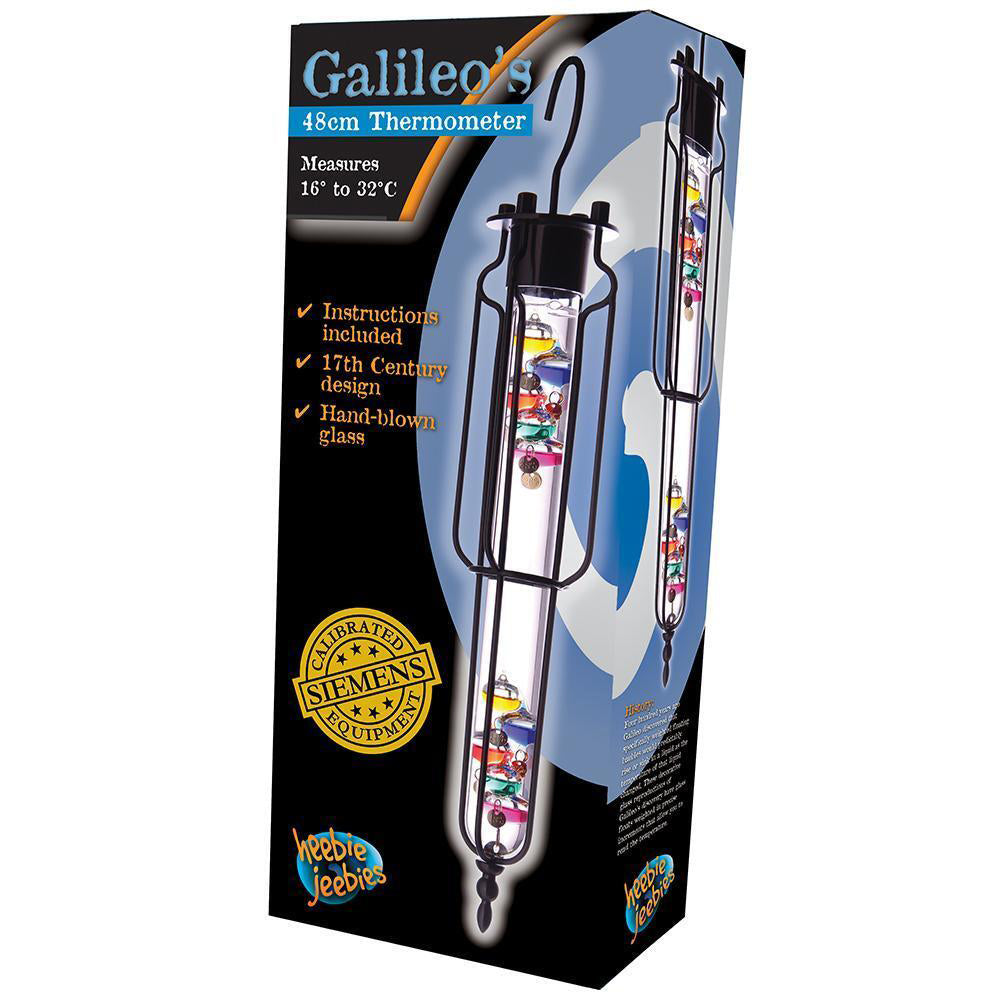 Geek Culture Heebie Jeebies Galileo Thermometer w/Hanging Display 48cm