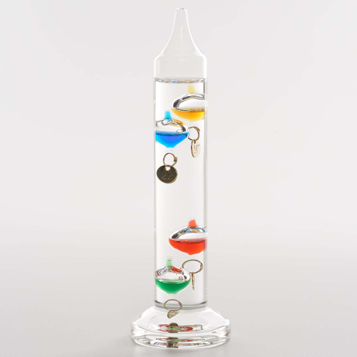 2PK Heebie Jeebies Galileo Thermometer Miniature Temperature Device